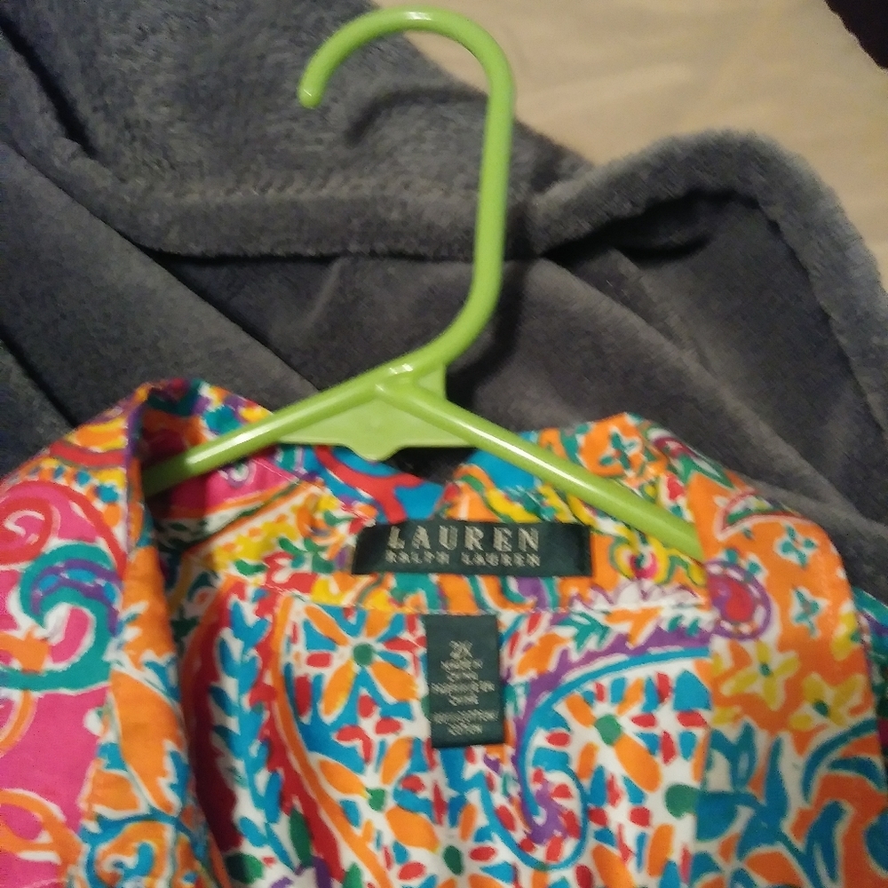 Ralph lauren fun print long sleeze